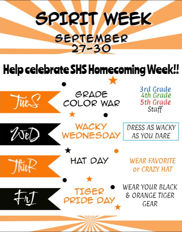 Spirit Week Campbell Elementary School