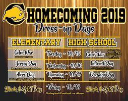 Homecoming Dress ups days