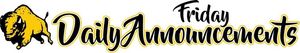 10/11/19 Daily Announcements