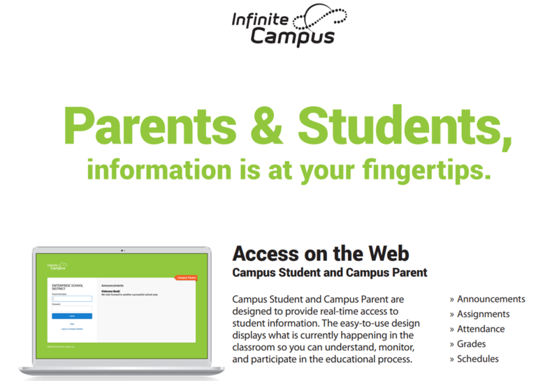 Infinite Campus information